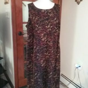 Sleeveless dress with cover-up